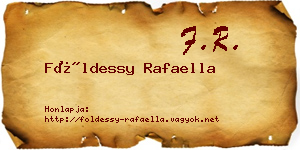 Földessy Rafaella névjegykártya